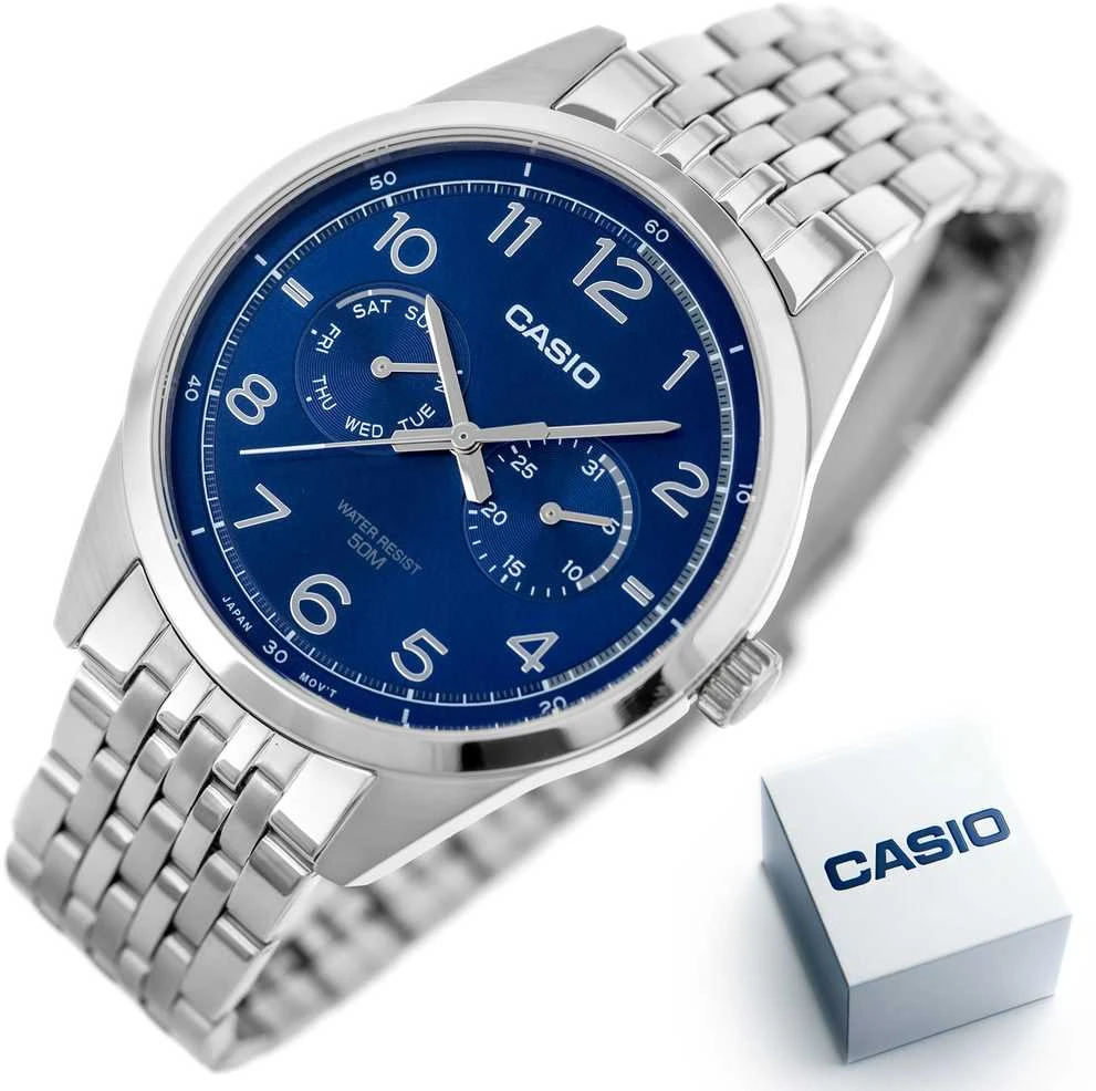 Laikrodis CASIO MTP-E340D-2A MEN'S WATCH (zd264b) + BOX