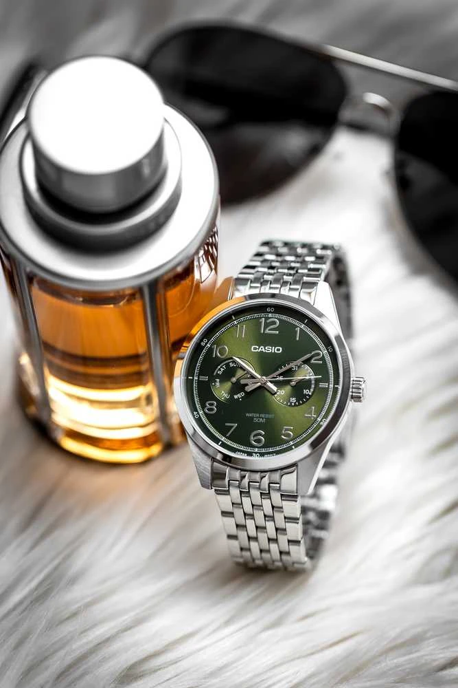 CASIO MTP-E340D-3A VYRIŠKAS LAIKRODIS (zd264c) + DĖŽUTĖ