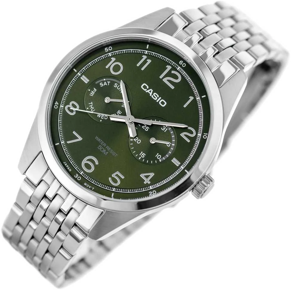 CASIO MTP-E340D-3A VYRIŠKAS LAIKRODIS (zd264c) + DĖŽUTĖ