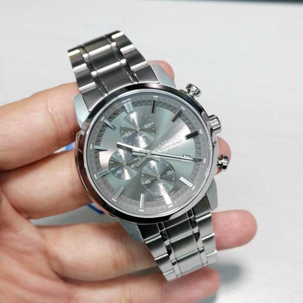 Casio MTP-E510D-8A vyriškas laikrodis + dėžutė