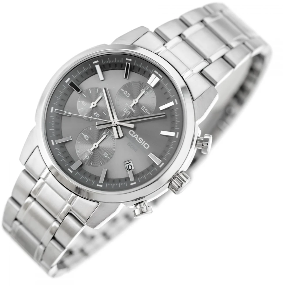 Casio MTP-E510D-8A vyriškas laikrodis + dėžutė