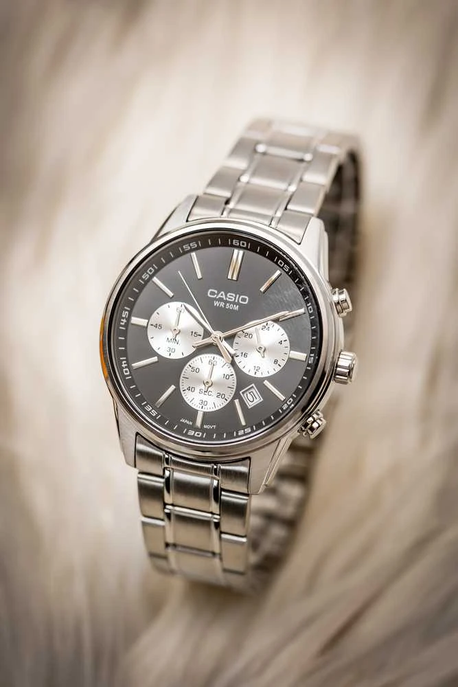 CASIO MTP-E515D-1A VYRIŠKAS LAIKRODIS (zd265a) + DĖŽUTĖ