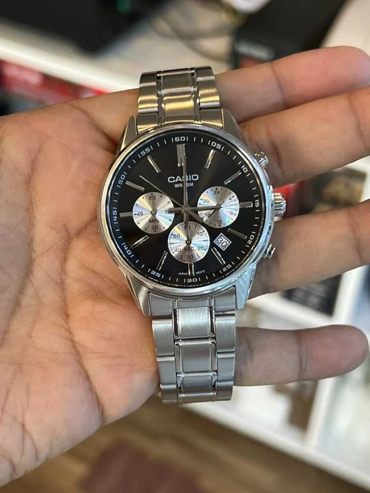 CASIO MTP-E515D-1A VYRIŠKAS LAIKRODIS (zd265a) + DĖŽUTĖ