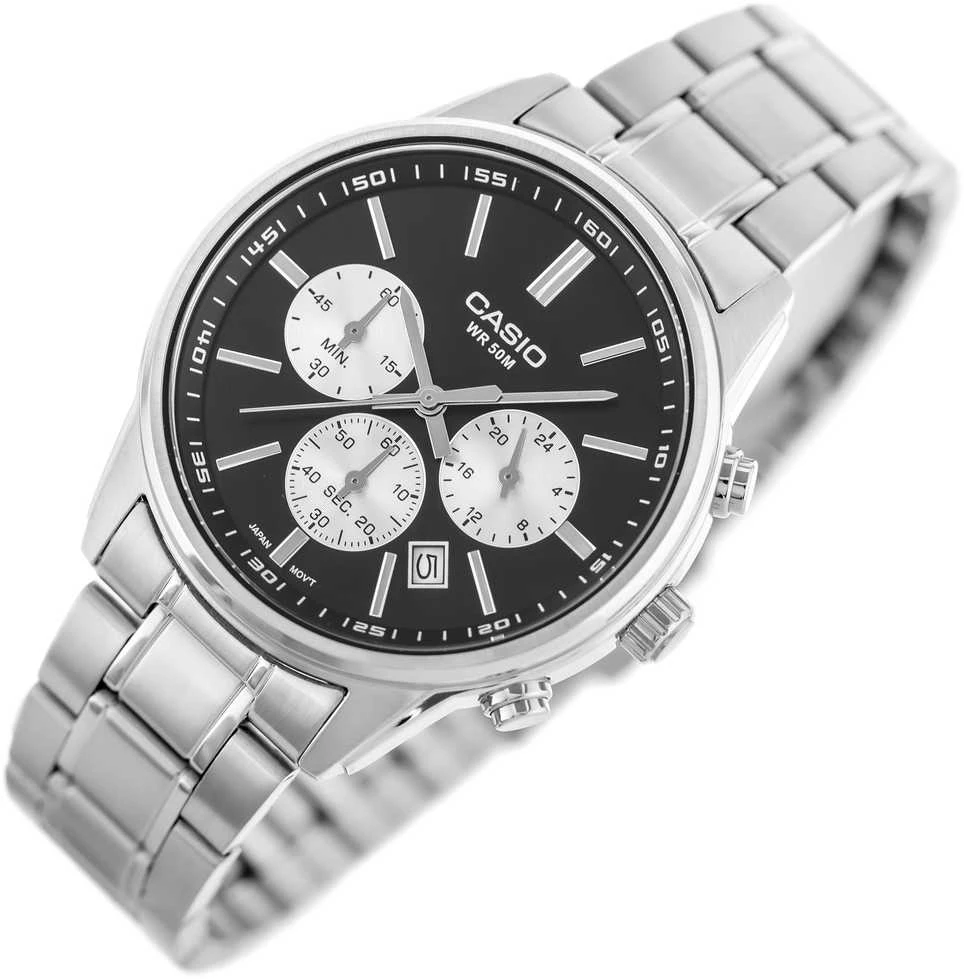 CASIO MTP-E515D-1A VYRIŠKAS LAIKRODIS (zd265a) + DĖŽUTĖ