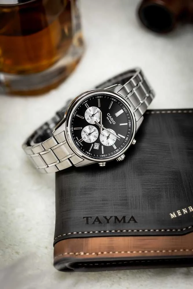 CASIO MTP-E515D-1A VYRIŠKAS LAIKRODIS (zd265a) + DĖŽUTĖ