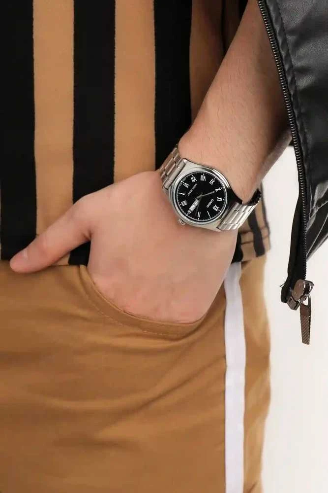 Laikrodis vyrams CASIO MTP-V006D-1B (zd210d) + dėžutė