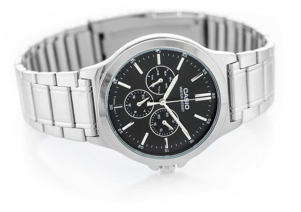 Laikrodis CASIO MTP-V300D-1A MEN'S WATCH + BOX