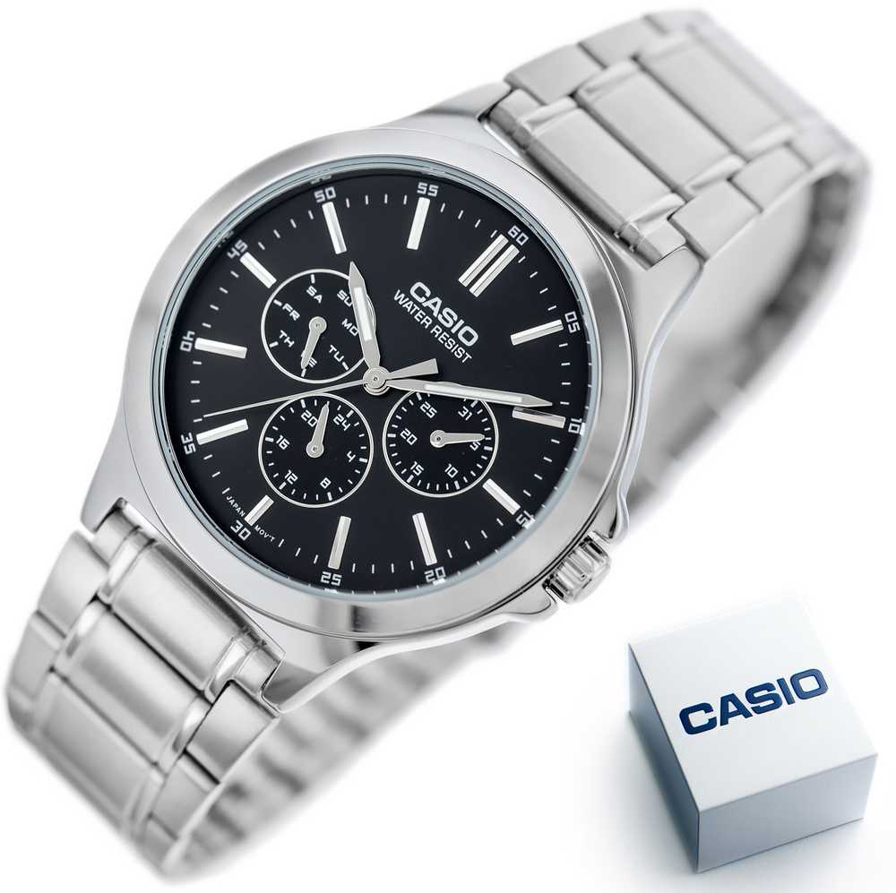 Laikrodis CASIO MTP-V300D-1A MEN'S WATCH + BOX