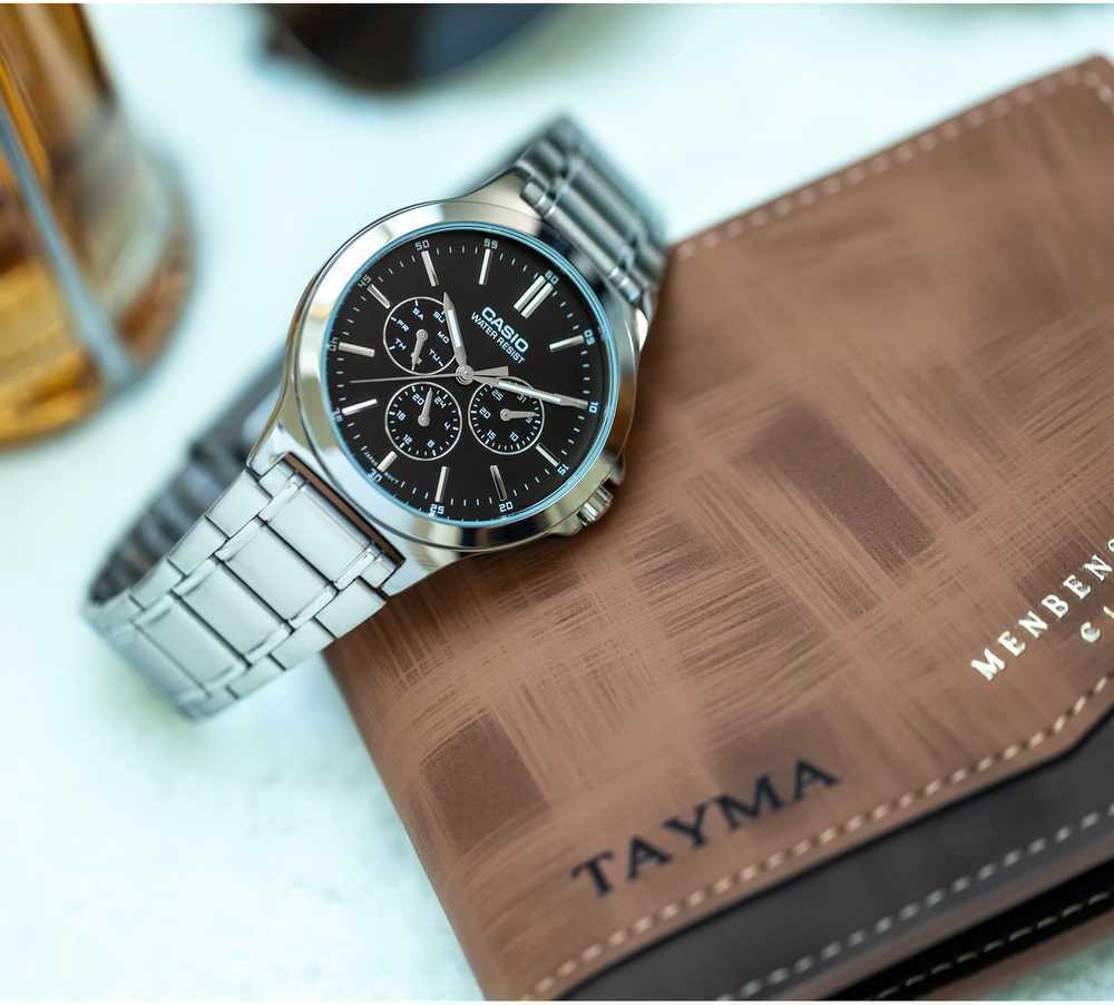 Laikrodis CASIO MTP-V300D-1A MEN'S WATCH + BOX