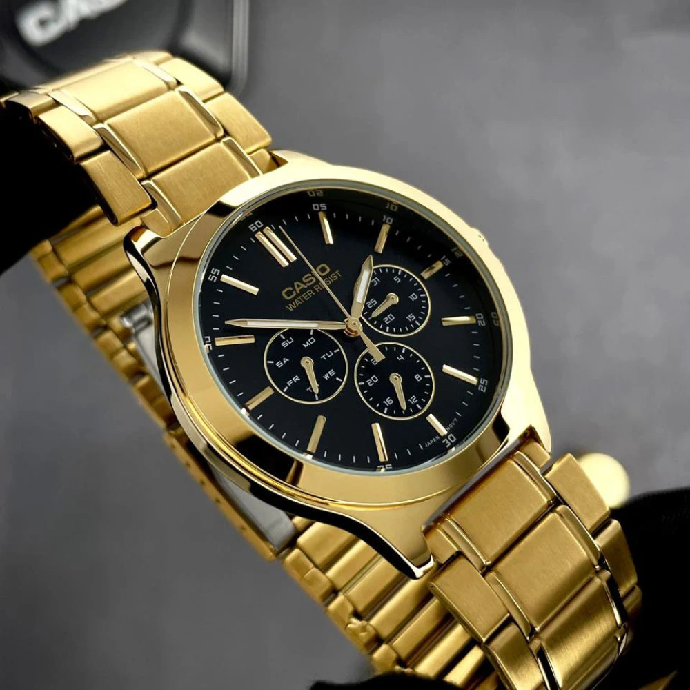 Laikrodis CASIO MTP-V300G 1A MEN'S WATCH (zd091b) + BOX