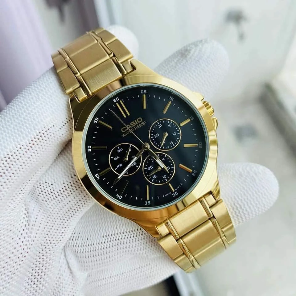 Laikrodis CASIO MTP-V300G 1A MEN'S WATCH (zd091b) + BOX