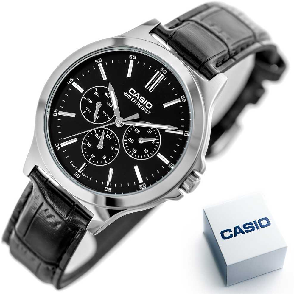Laikrodis CASIO MTP-V300L-1A MEN'S WATCH (zd085b) + BOX