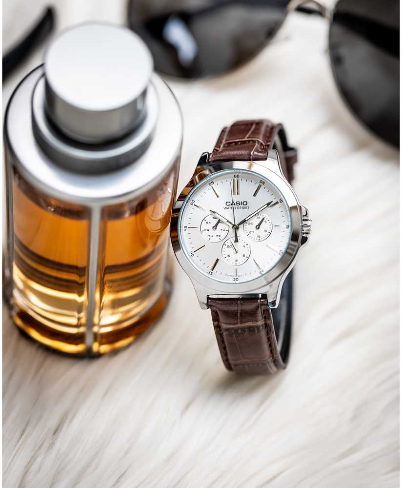 CASIO MTP-V300L-7A VYRIŠKAS LAIKRODIS (AE74B) + DĖŽUTĖ