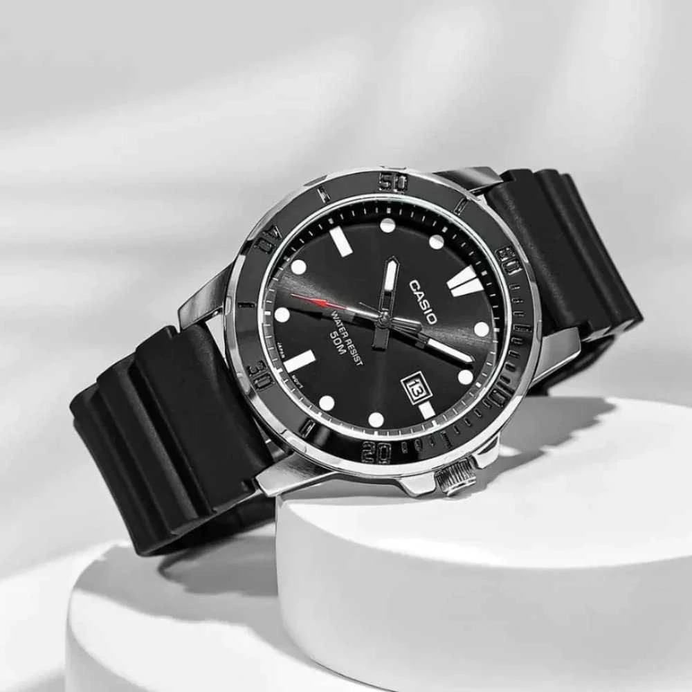 Laikrodis CASIO MTP-VD01-1E MEN'S WATCH (zd169g) + BOX