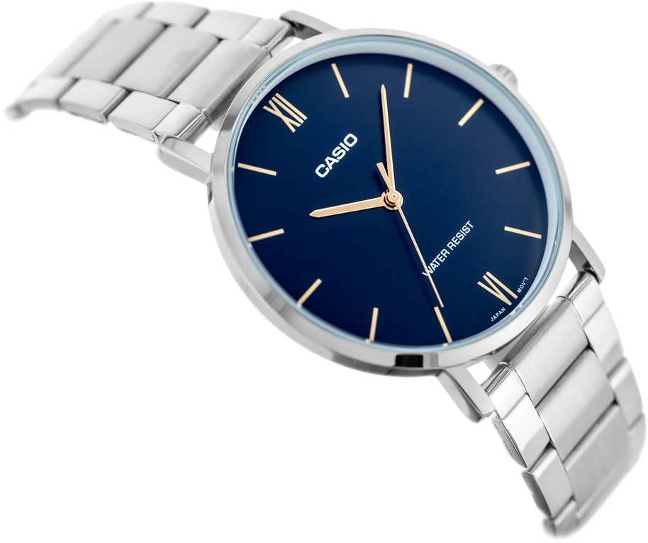Laikrodis CASIO MTP-VT01D-2B MEN'S WATCH (zd165n) + BOX