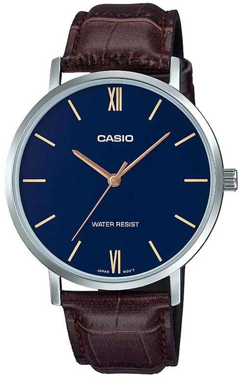 Laikrodis CASIO MTP-VT01D-2B MEN'S WATCH (zd165n) + BOX