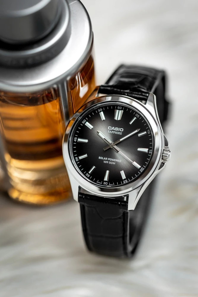 CASIO MTS-RS100L-1A VYRIŠKAS LAIKRODIS + DĖŽUTĖ
