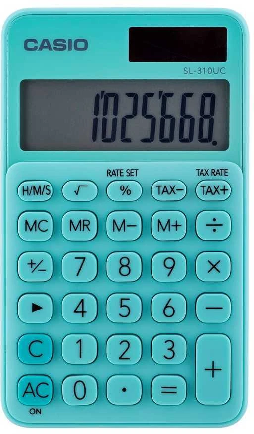 Casio pocket skaičiuotuvas SL-310UC-GN žalias