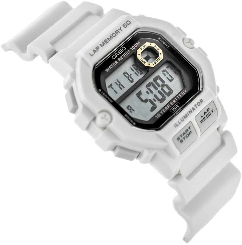 CASIO sportinis vyriškas laikrodis WS-1400H-8A + dėžutė (zd271d)