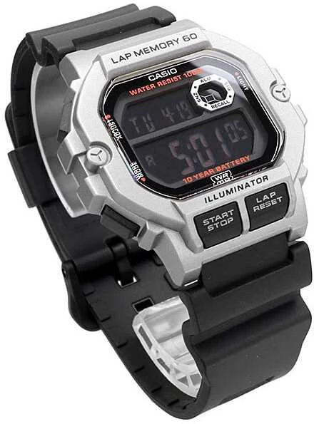 CASIO Sports WS-1400H-1B VYRIŠKAS LAIKRODIS + DĖŽĖ