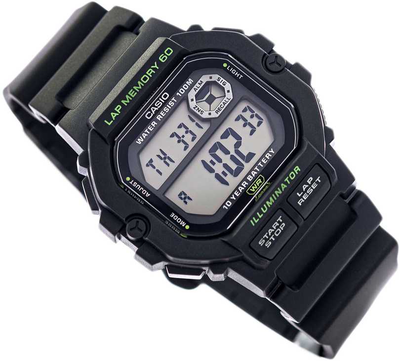 CASIO Sports WS-1400H-1A VYRIŠKAS LAIKRODIS + DĖŽĖ