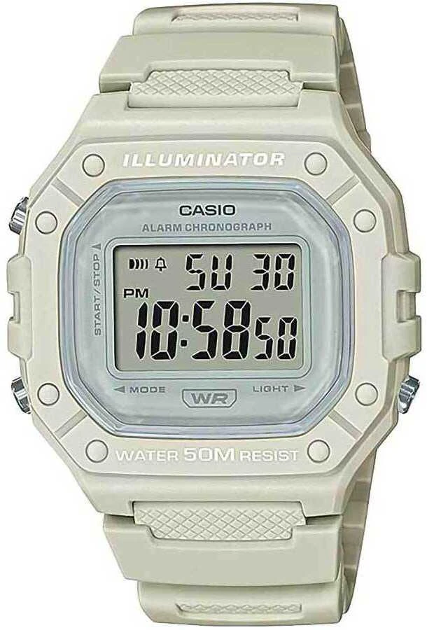 CASIO UNISEX LAIKRODIS W-218HC-8A + BOX (zd208e)