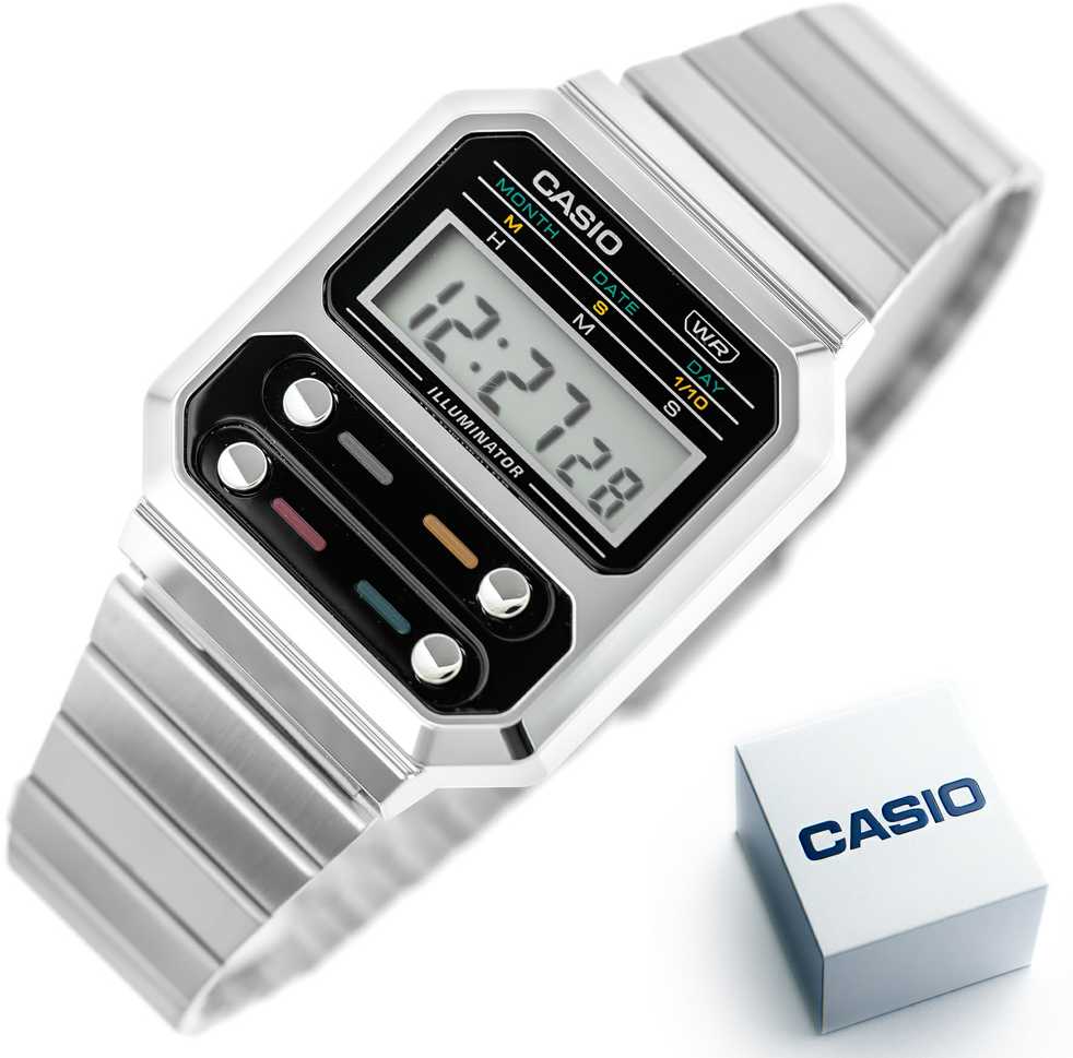 Laikrodis UNISEX CASIO VINTAGE A100WE-1AEF (zd167a)