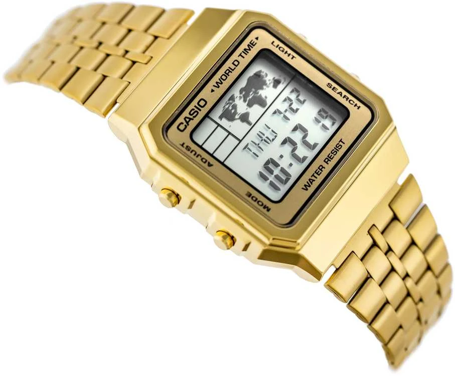 Laikrodis CASIO VINTAGE MEN'S WATCH A500WGA-9DF (zd158d) + BOX