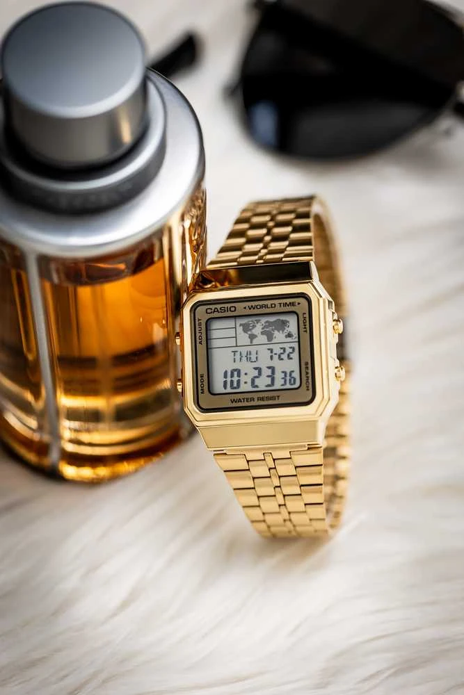 Laikrodis CASIO VINTAGE MEN'S WATCH A500WGA-9DF (zd158d) + BOX