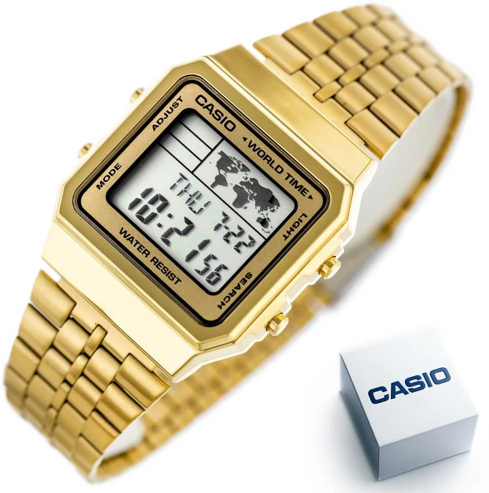 Laikrodis CASIO VINTAGE MEN'S WATCH A500WGA-9DF (zd158d) + BOX
