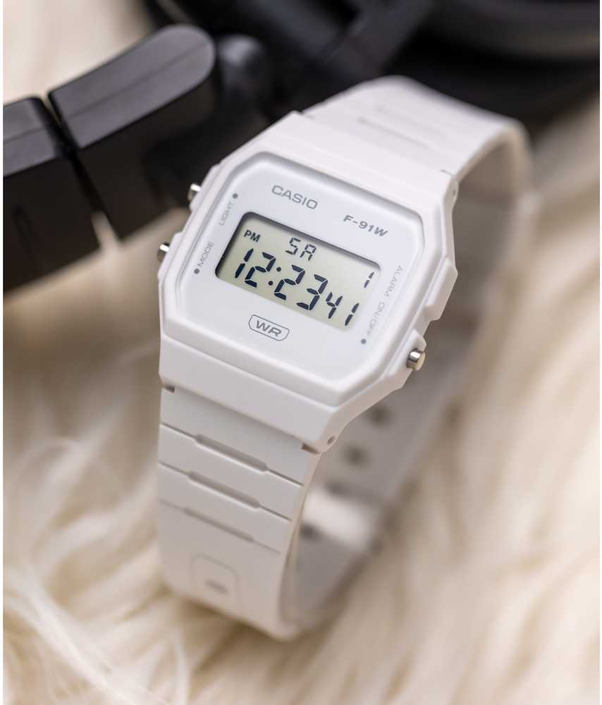 CASIO VYRIŠKAS LAIKRODIS F-91WB-7A + DĖŽUTĖ