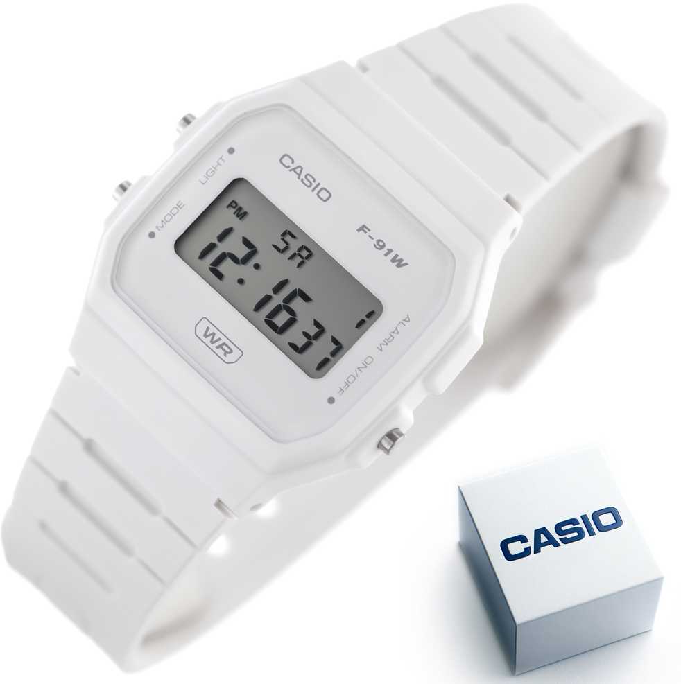 CASIO VYRIŠKAS LAIKRODIS F-91WB-7A + DĖŽUTĖ