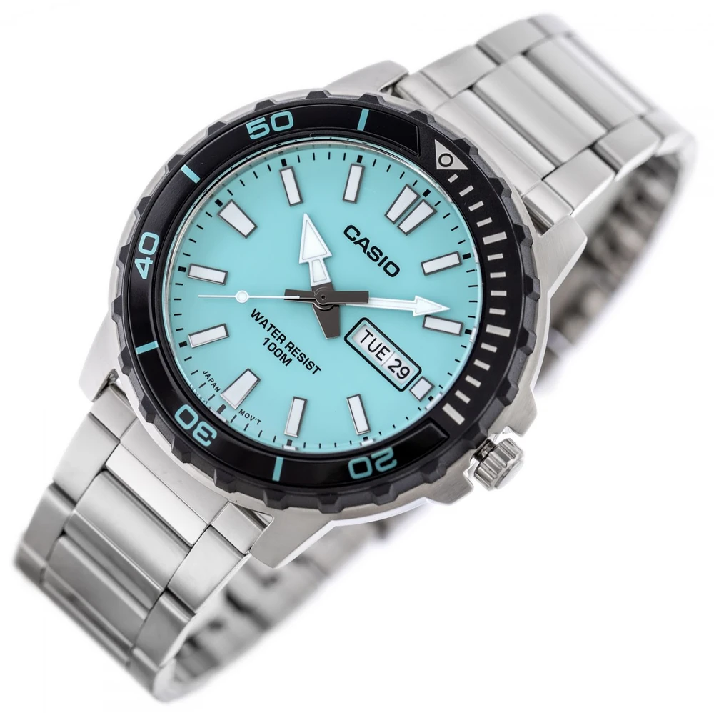 „Casio“ vyriškas laikrodis MTD-125D-2A2 + BOX WR100