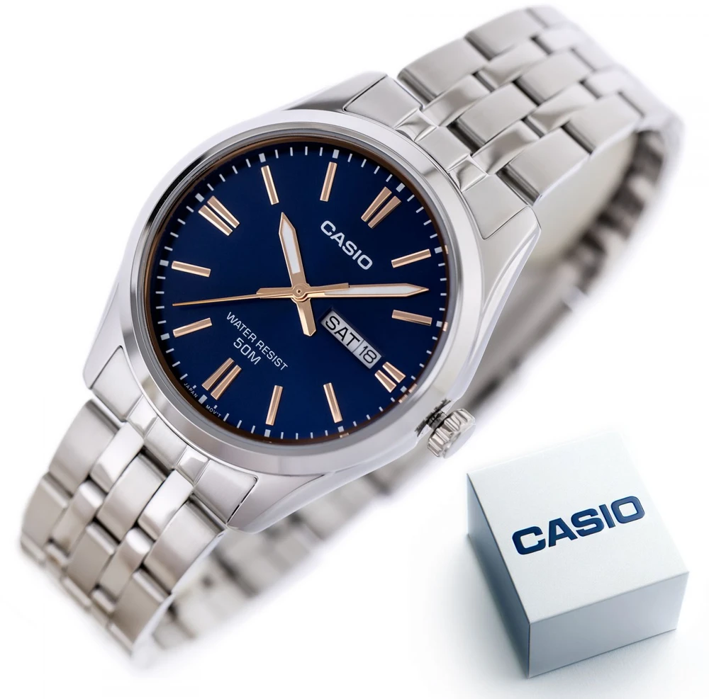 CASIO VYRIŠKAS LAIKRODIS MTP-1335D-2A2 (zd026c) + DĖŽUTĖ