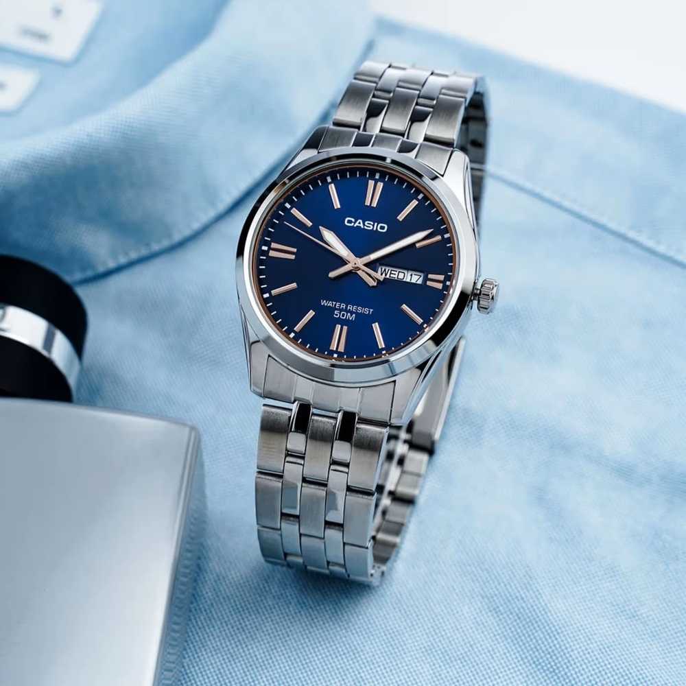 CASIO VYRIŠKAS LAIKRODIS MTP-1335D-2A2 (zd026c) + DĖŽUTĖ