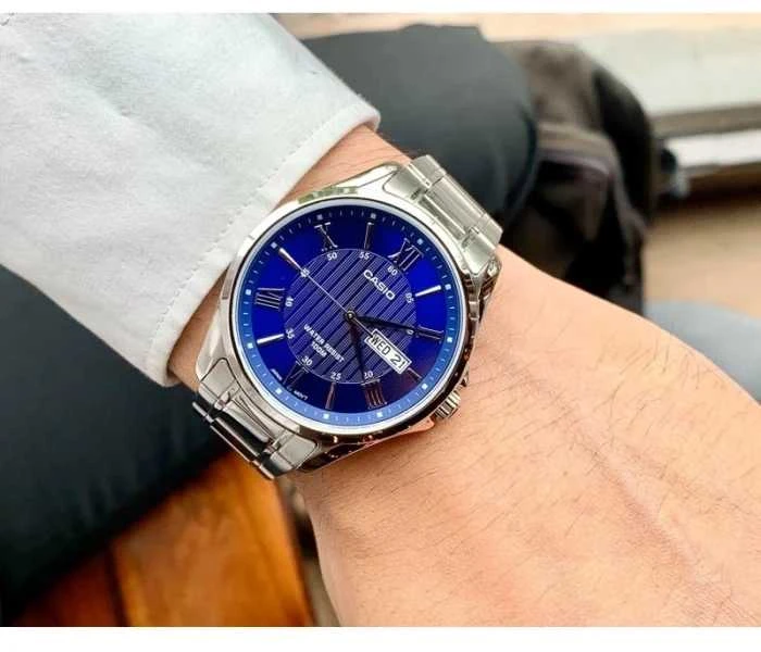 CASIO VYRIŠKAS LAIKRODIS MTP-1384D-2A + DĖŽUTĖ