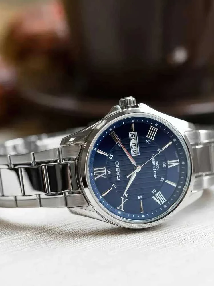 CASIO VYRIŠKAS LAIKRODIS MTP-1384D-2A + DĖŽUTĖ