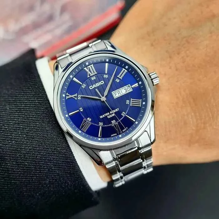 CASIO VYRIŠKAS LAIKRODIS MTP-1384D-2A + DĖŽUTĖ