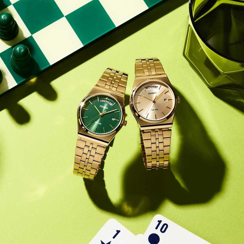 Casio vyriškas laikrodis MTP-B146G-9AV + dėžutė (zd270a)
