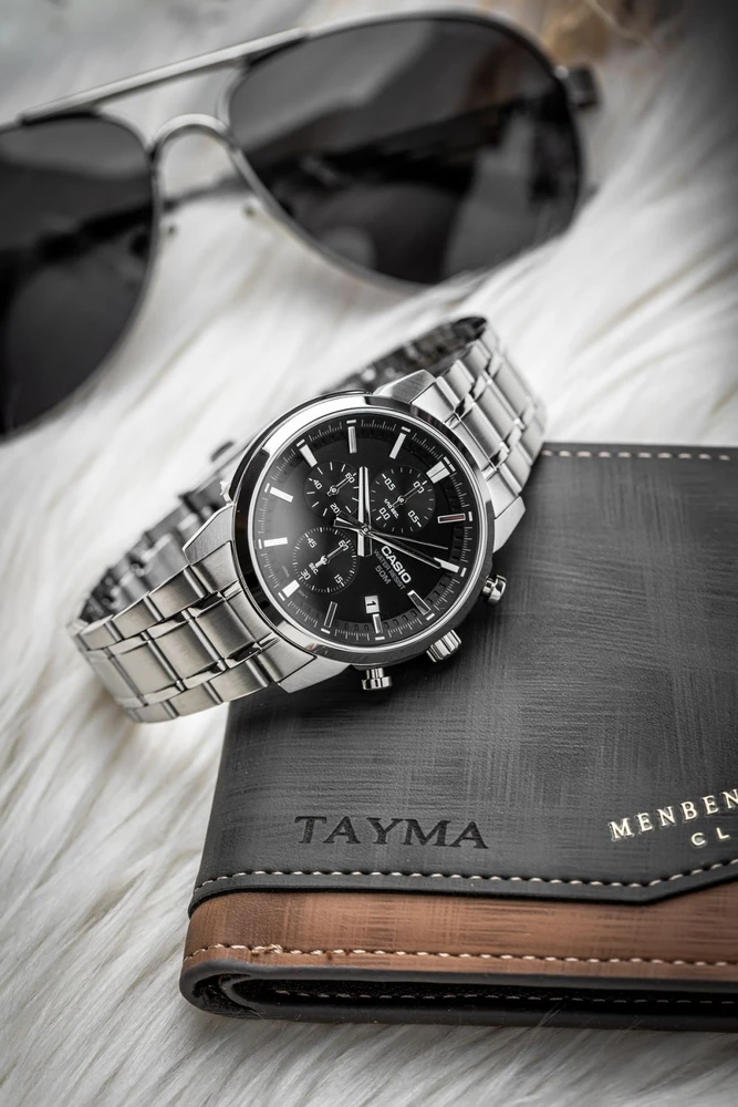 Casio vyriškas laikrodis MTP-E510D-1A1 + dėžutė
