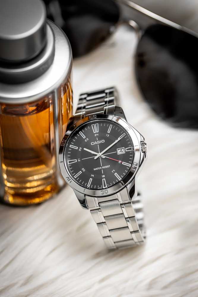 Casio vyriškas laikrodis MTP-V004D-1CUDF (zd251e) + dėžutė