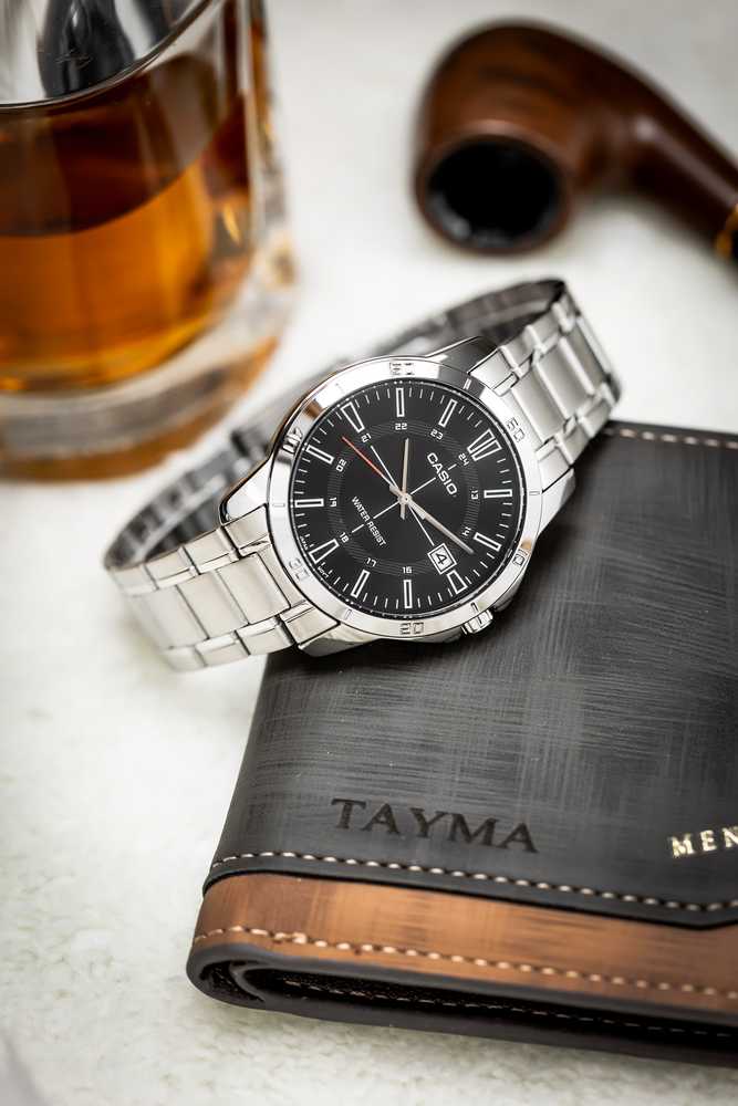 Casio vyriškas laikrodis MTP-V004D-1CUDF (zd251e) + dėžutė