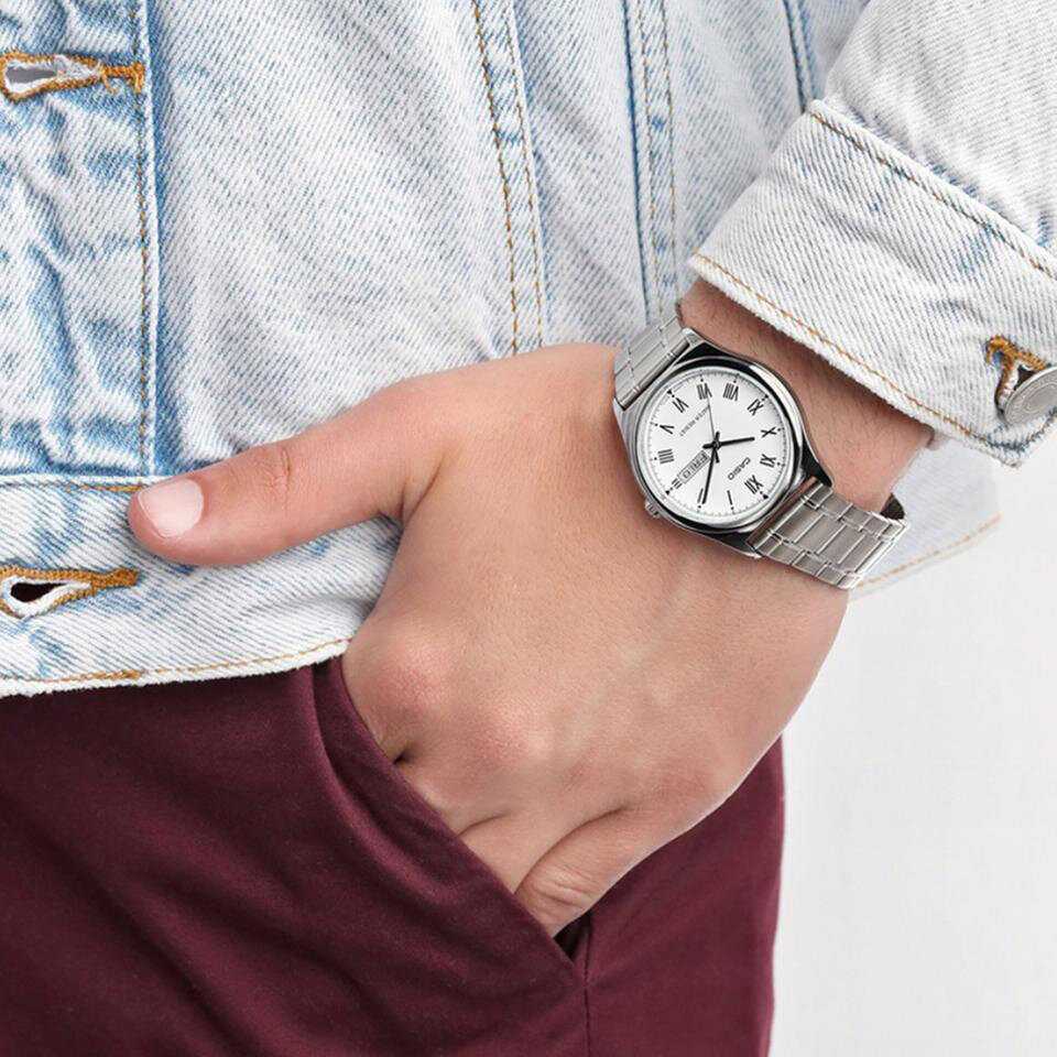 CASIO VYRIŠKAS LAIKRODIS MTP-V006D-7B (zd210j) + DĖŽUTĖ
