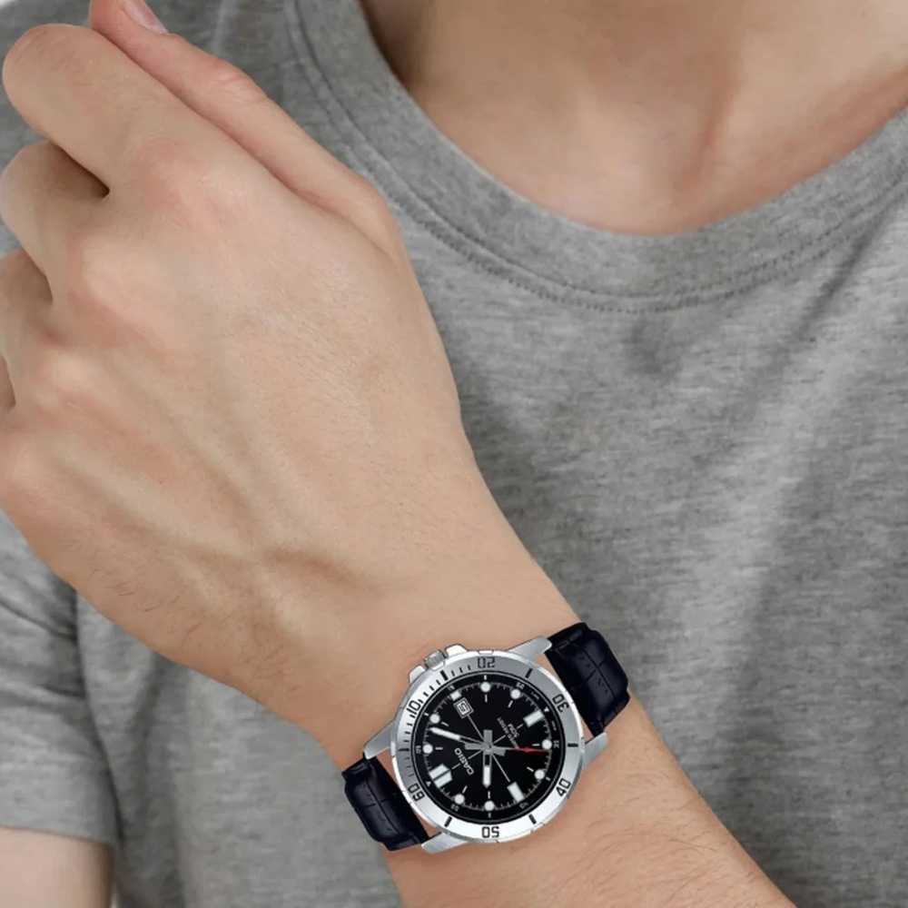 Casio vyriškas laikrodis MTP-VD01L-1EV + dėžutė