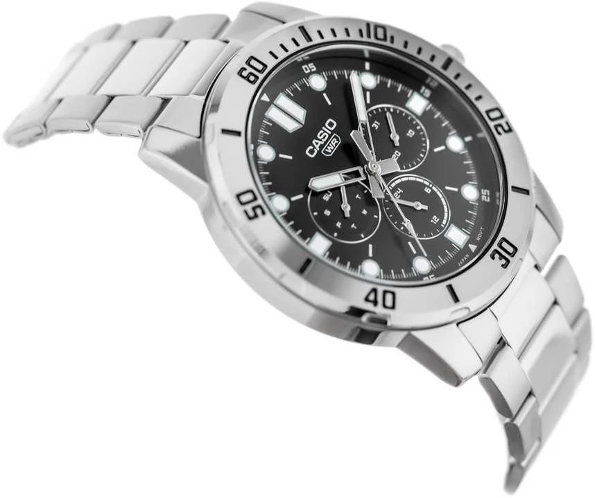 CASIO VYRIŠKAS LAIKRODIS MTP-VD300D-1E (zd268a) + DĖŽUTĖ