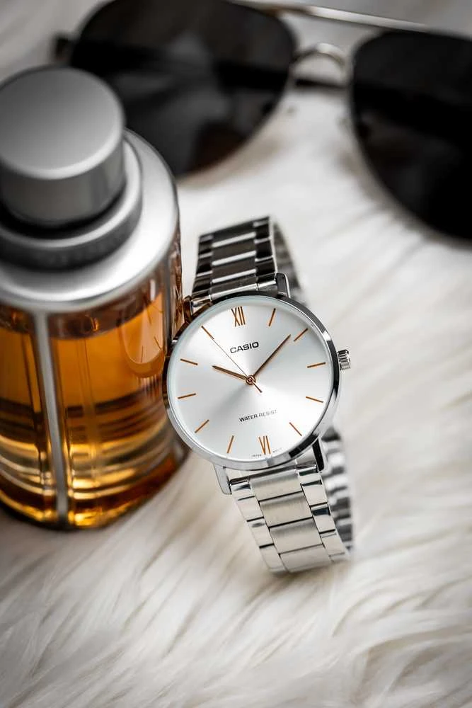 Casio vyriškas laikrodis MTP-VT01D-7BUDF + dėžutė