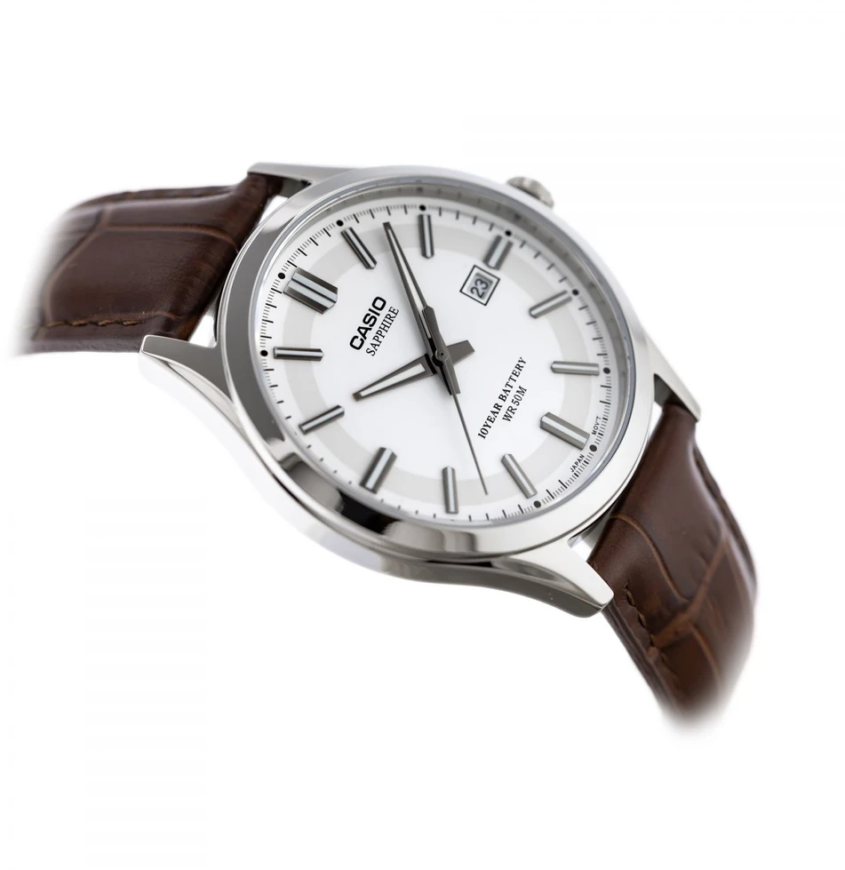 „Casio“ vyriškas laikrodis MTS-100L-7A+ BOX (zd237b) „Sapphire“