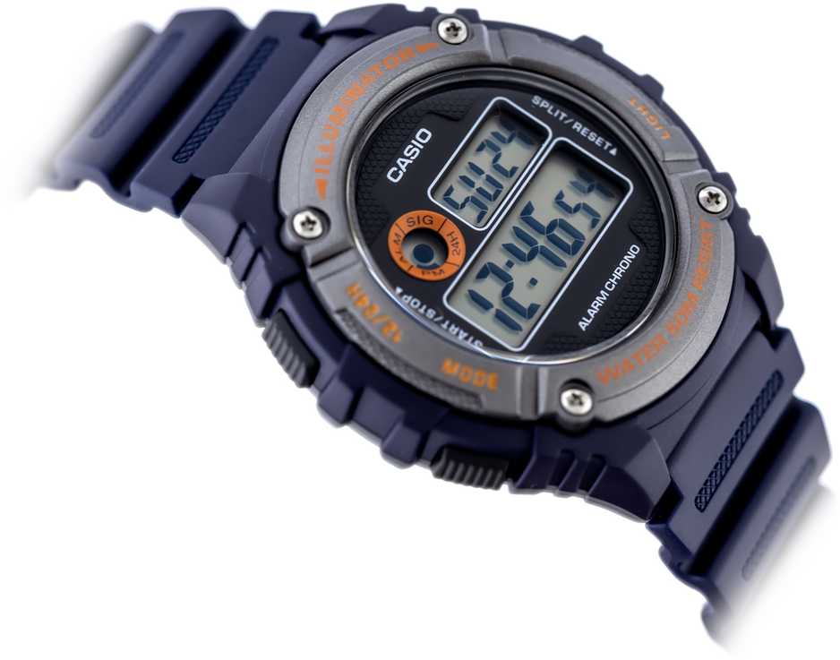 Vyriškas laikrodis Casio W-216H-2BVDF + BOX
