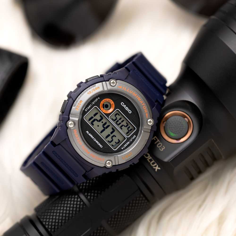 Vyriškas laikrodis Casio W-216H-2BVDF + BOX