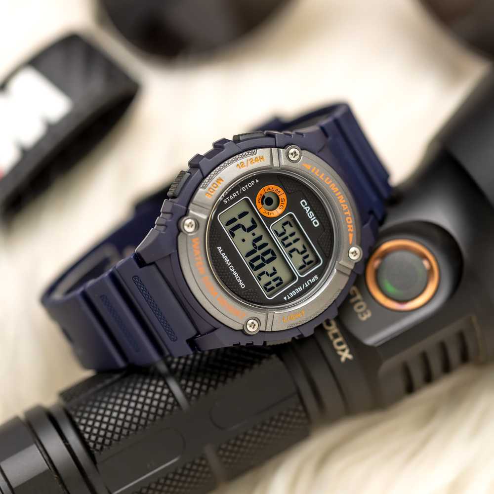 Vyriškas laikrodis Casio W-216H-2BVDF + BOX